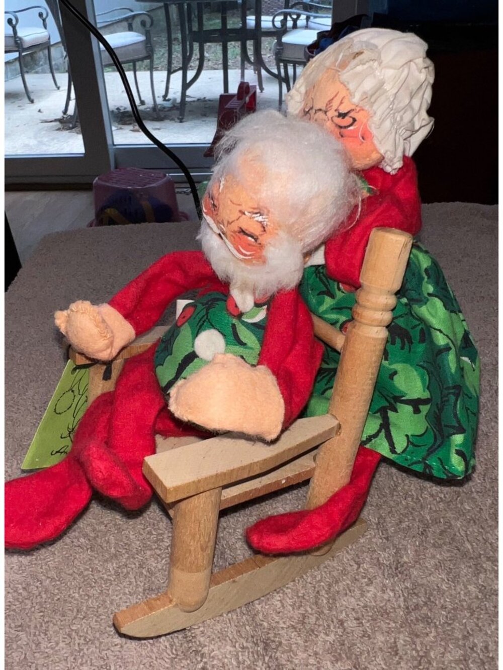 Annalee Mobilitee Vintage Santa Mrs. Claus Dolls 1963 Retired Original Tag EUC - Picture 8 of 11